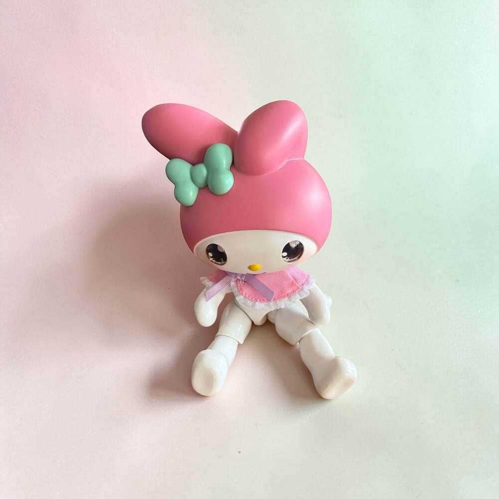 Sanrio My Melody Articulated Vinyl Figure - Pink and White Kawaii Collectible
